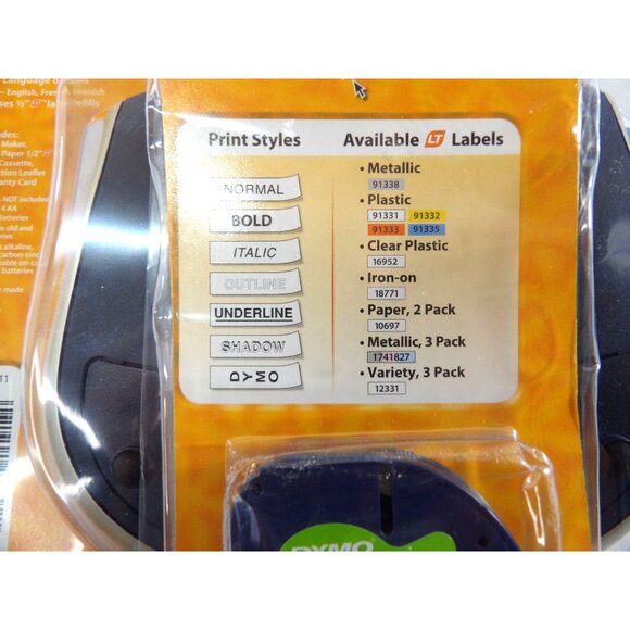 Dymo Personal Label Maker LT-100T New - Picture 4 of 5